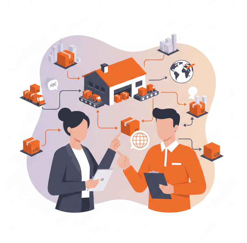 Logistics & Supply Chain Industry Icon